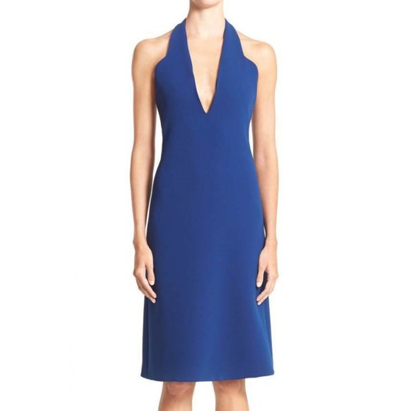 carven blue dress Carven Crew Neck Mini Dress - Blue Dresses, Clothing - CAV52809